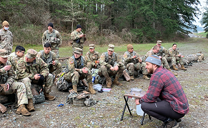 Soldiers Preparing for the Sapper Leader Course